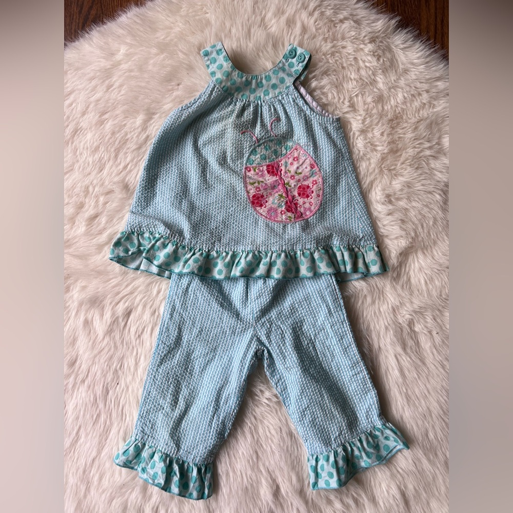 Kids Polka Dot Ladybug Matching Set